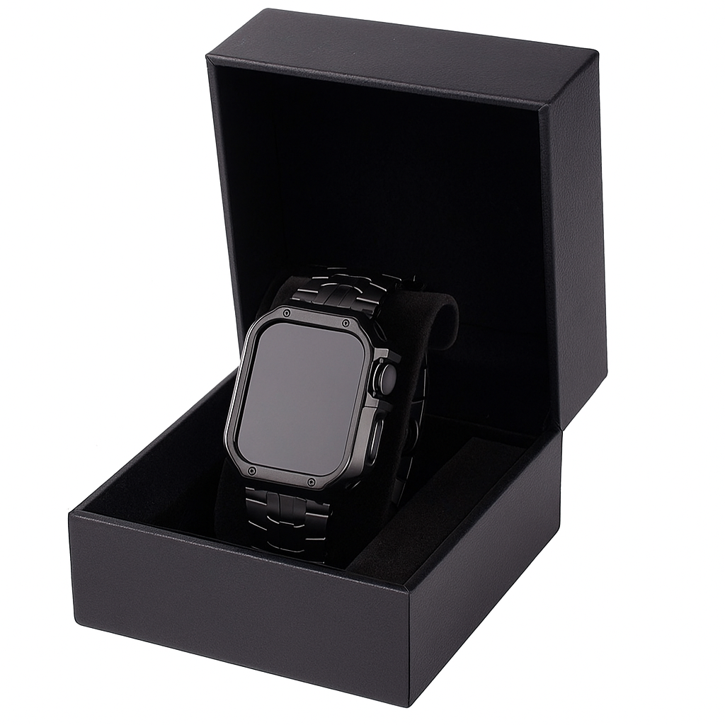 Titanium Ascend Series – Premium Band & Seamless Protective Case for Apple Watch