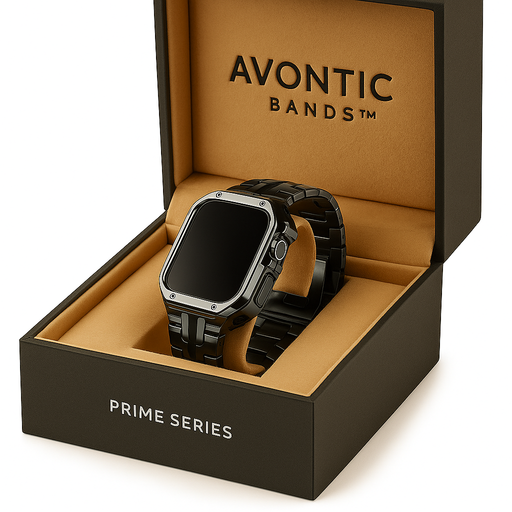 TitaniumGuard Prime Series: Band & Case for Apple Watch