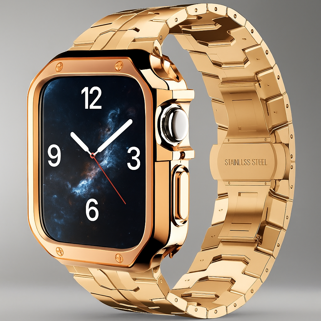 TitaniumGuard™ Infinity Series – Band & Case for Apple Watch
