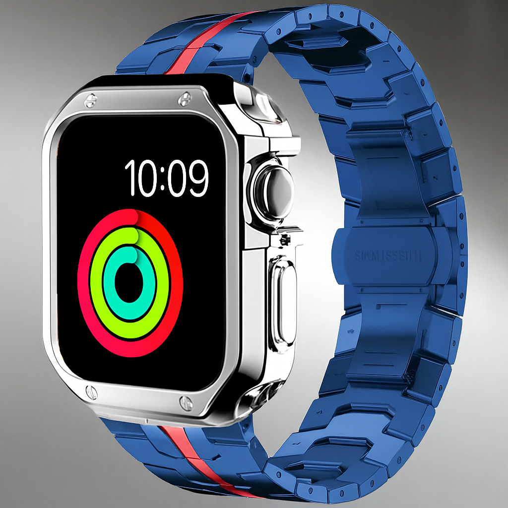 TitaniumGuard™ Prime Armor Set - Band & Case for Apple Watch