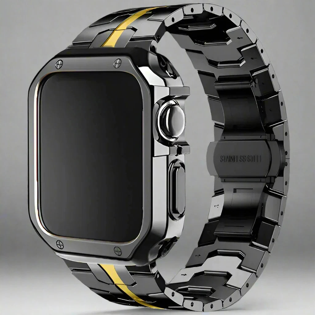 TitaniumGuard™ Infinity Series – Band & Case for Apple Watch