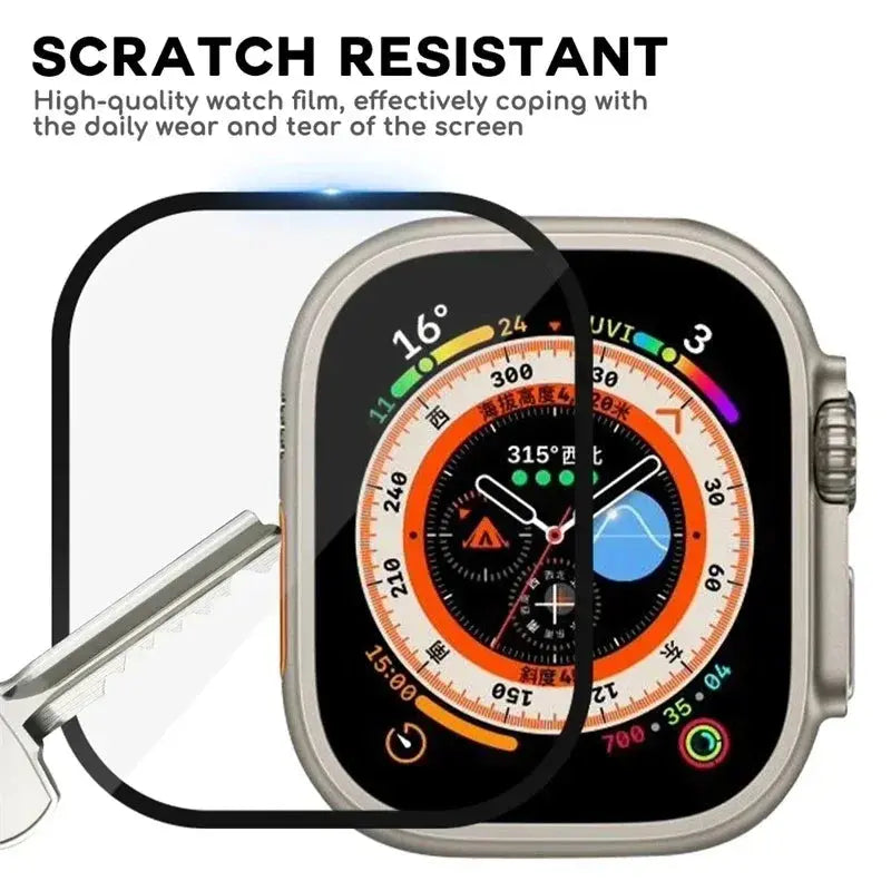 5PCS Ceramic film Install tool For Apple watch Ultra 9 8 7 49mm 45mm 41mm Screen protector For iwatch 10 6 5 46mm 44mm 40mm 42mm Avontic