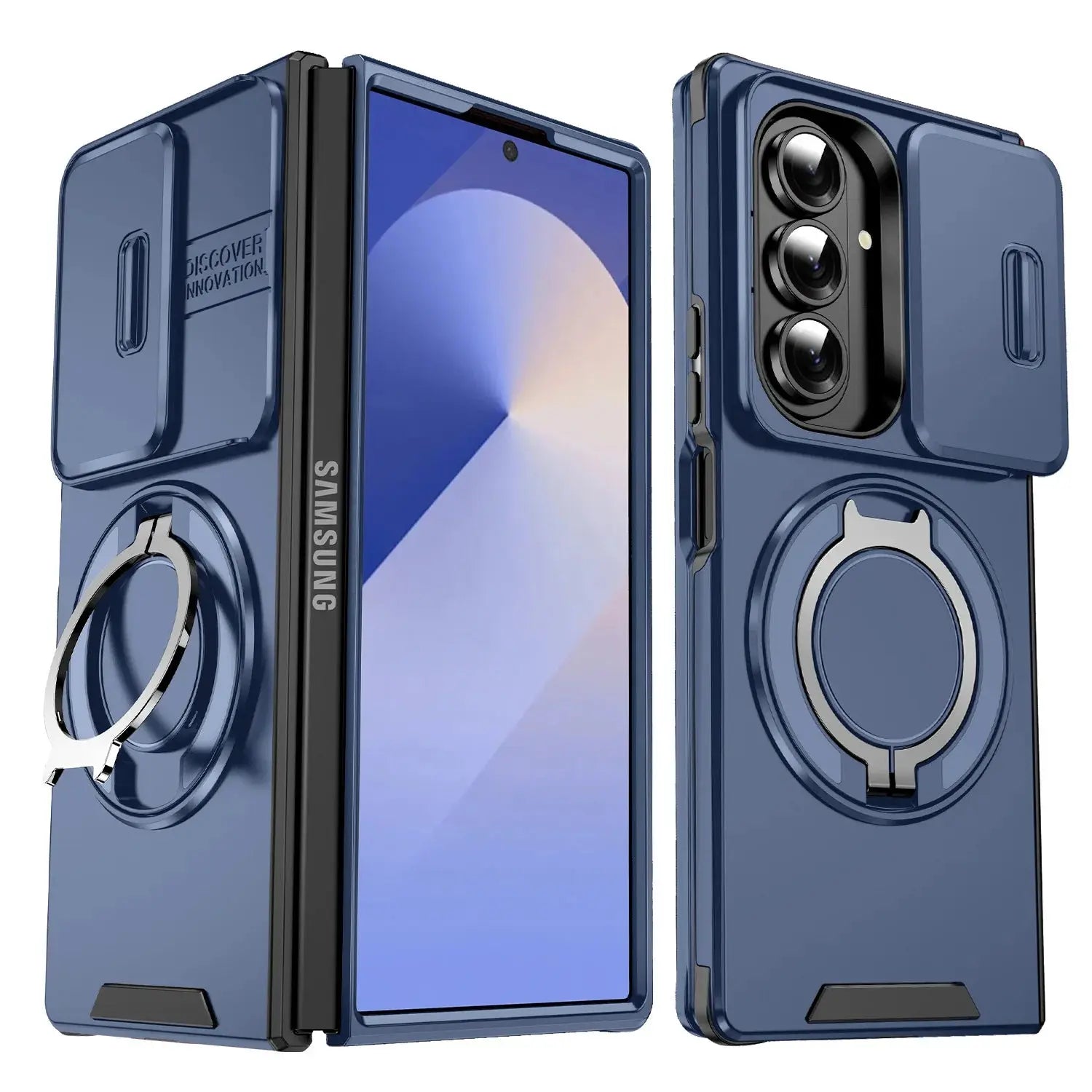 Case For Samsung Galaxy Z Fold 7 6 5 4G 5G 2025 Military-Grade Protection Phone Slide Camera Cover Avontic