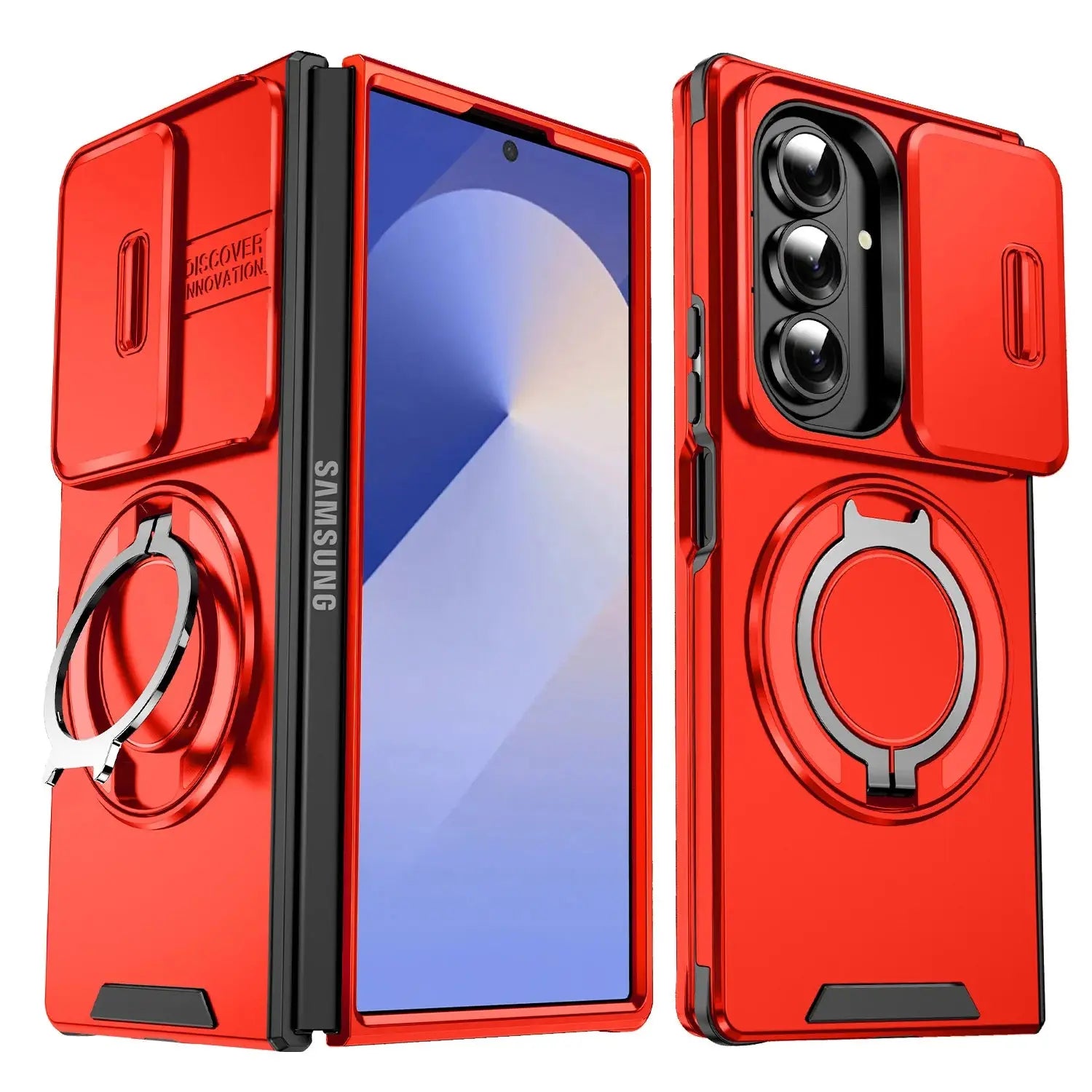 Case For Samsung Galaxy Z Fold 7 6 5 4G 5G 2025 Military-Grade Protection Phone Slide Camera Cover Avontic