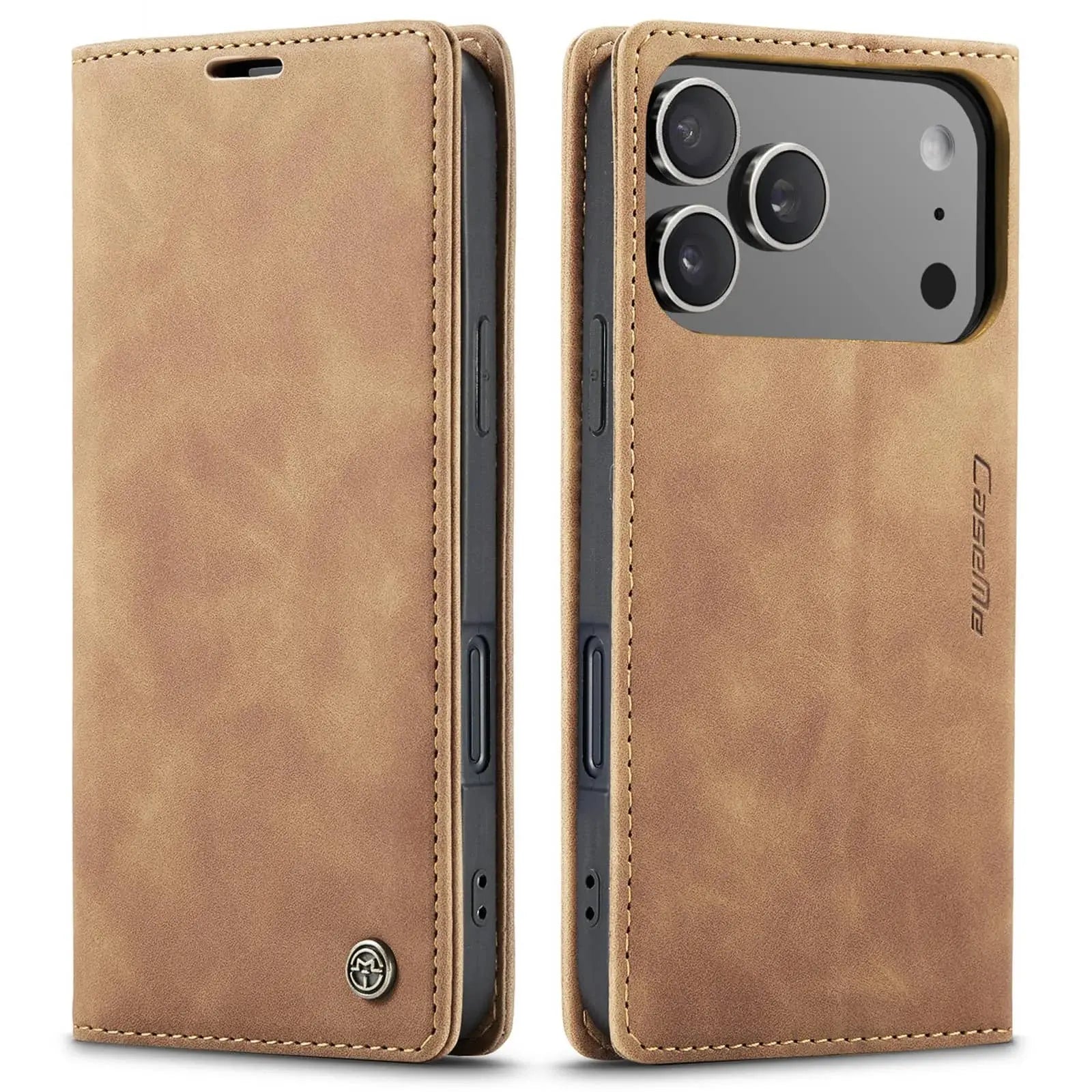 Flip Wallet Case for iPhone 17 Pro Max 17 Air 17 Pro 17, Leather Magnetic Folio Cover with Card Holder, Kickstand - TPU Case Avontic