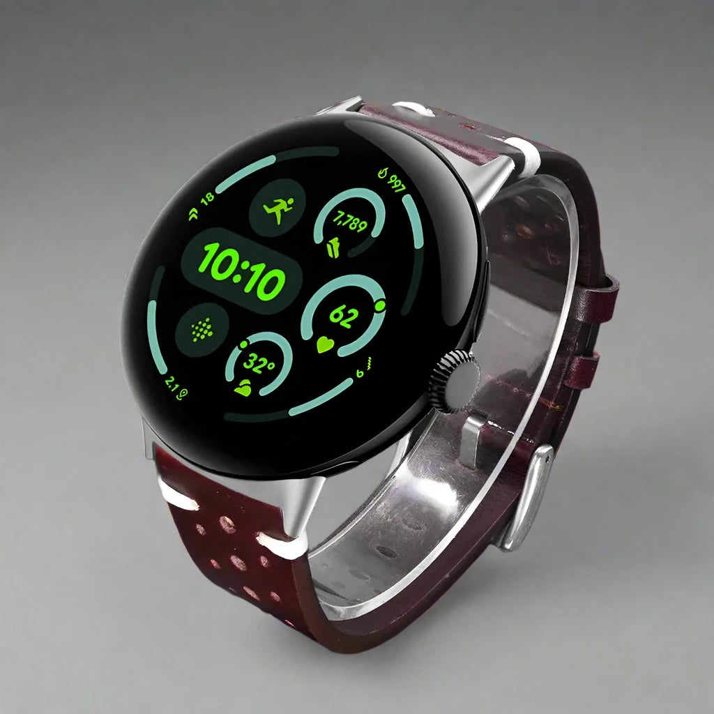 LuxeCraft™ Leather Band for Google Pixel Watch 3 & 4 – Premium Genuine Leather Replacement Strap