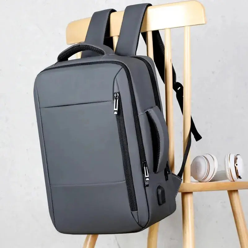Men Large Capacity Backpack USB Charging Male Laptop Bagpack Waterproof Business Travel Back Pack Luggage Bag Mochila Pinnacle Luxuries