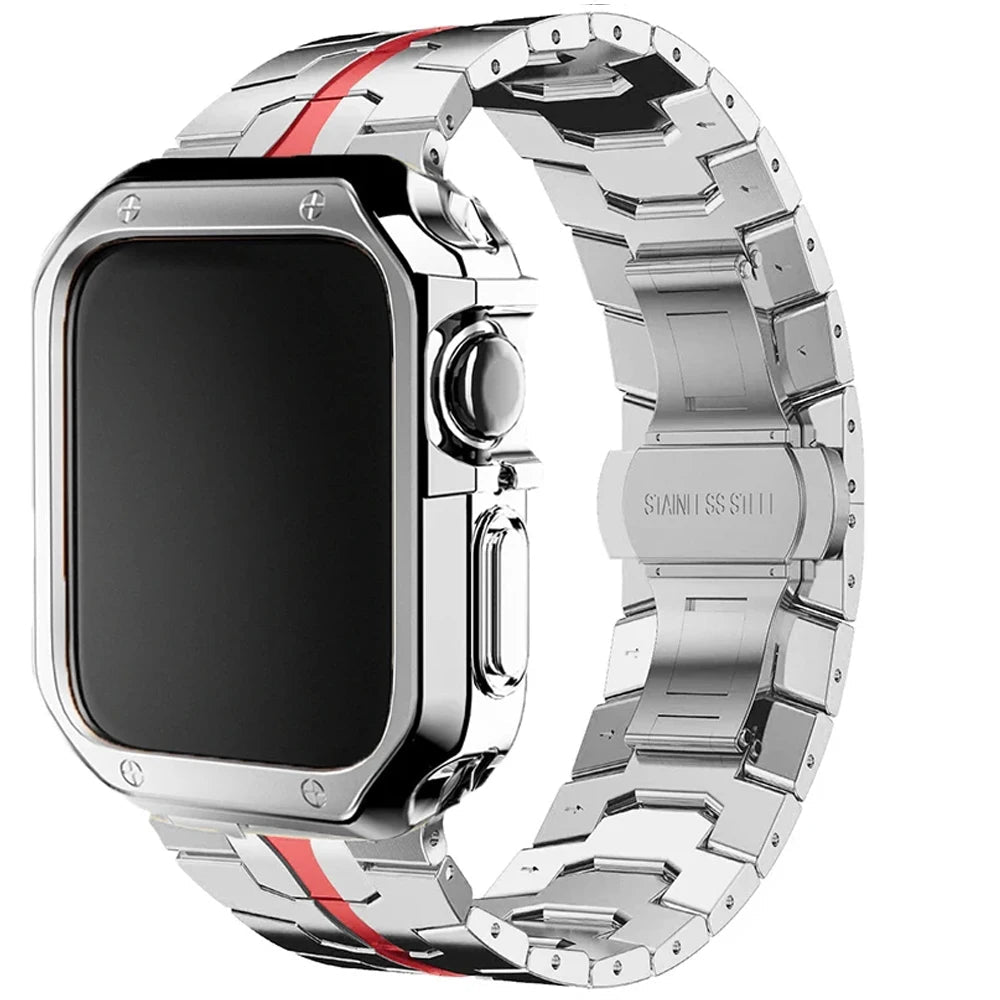 TitanEdge™ Ascend Series – Premium Titanium Band & Armor Case for Apple Watch (Ultra 3 / 2 / 1, Series 11 – 1)