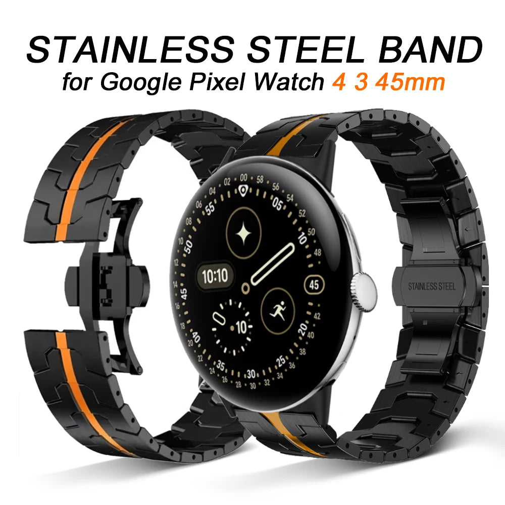 SteelGuard Elite Band for Pixel Watch 4 & 3 (45mm)