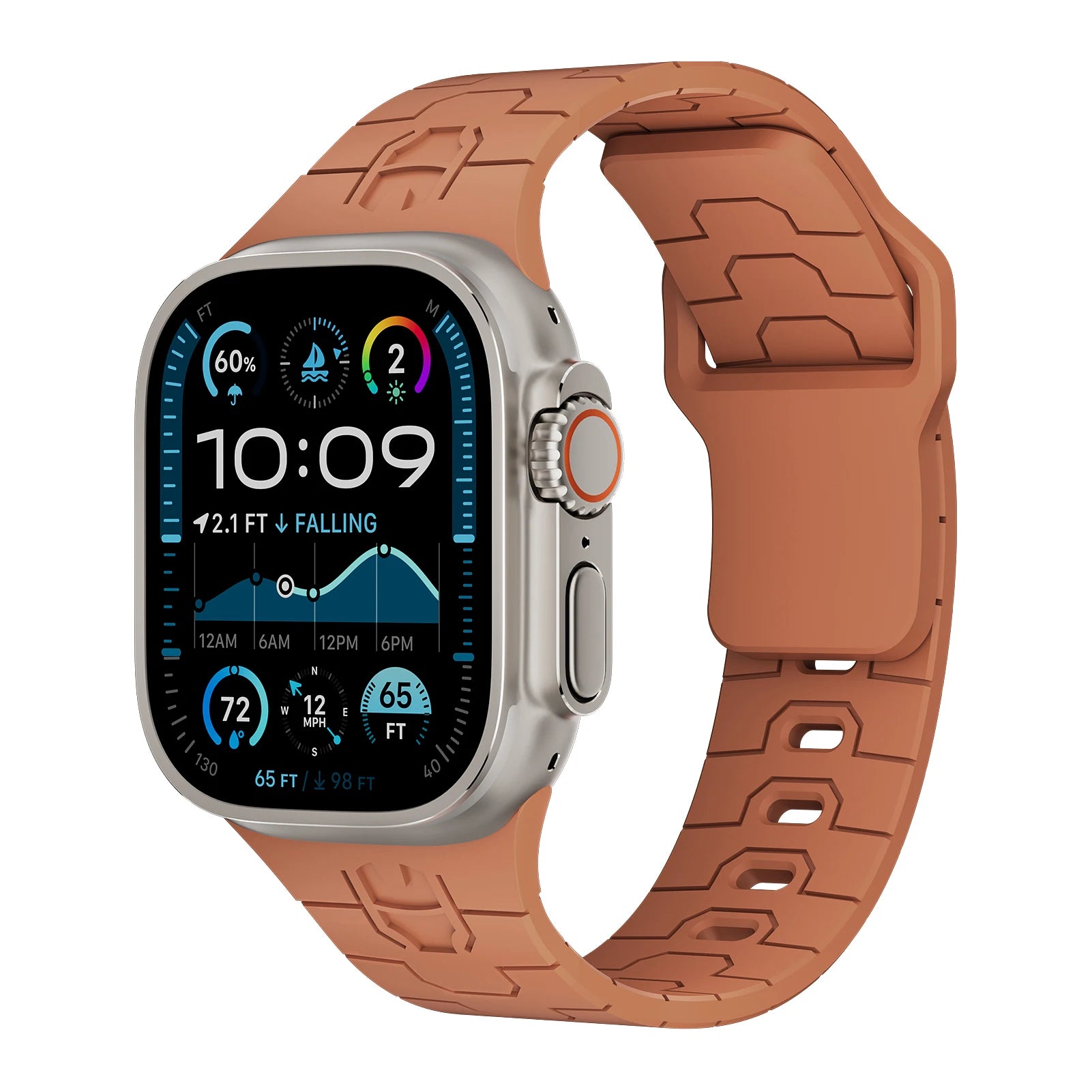 ArmorFlex TrailBand™ Performance Silicone Band for Apple Watch