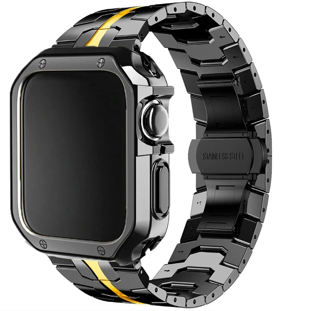 TitanEdge™ Ascend Series – Premium Titanium Band & Armor Case for Apple Watch (Ultra 3 / 2 / 1, Series 11 – 1)