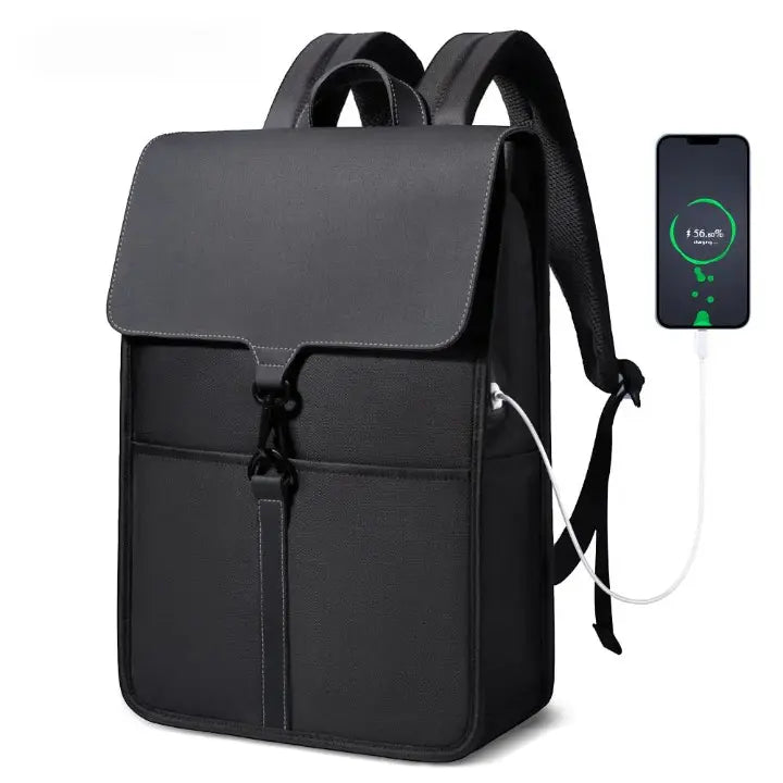 HK TechGear Collection 15.6 Inch Vintage Laptop Backpack Bag Pinnacle Luxuries