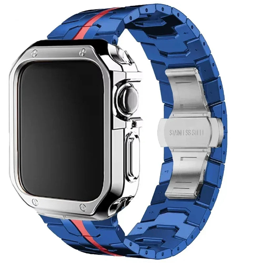 TitanEdge™ Ascend Series – Premium Titanium Band & Armor Case for Apple Watch (Ultra 3 / 2 / 1, Series 11 – 1)