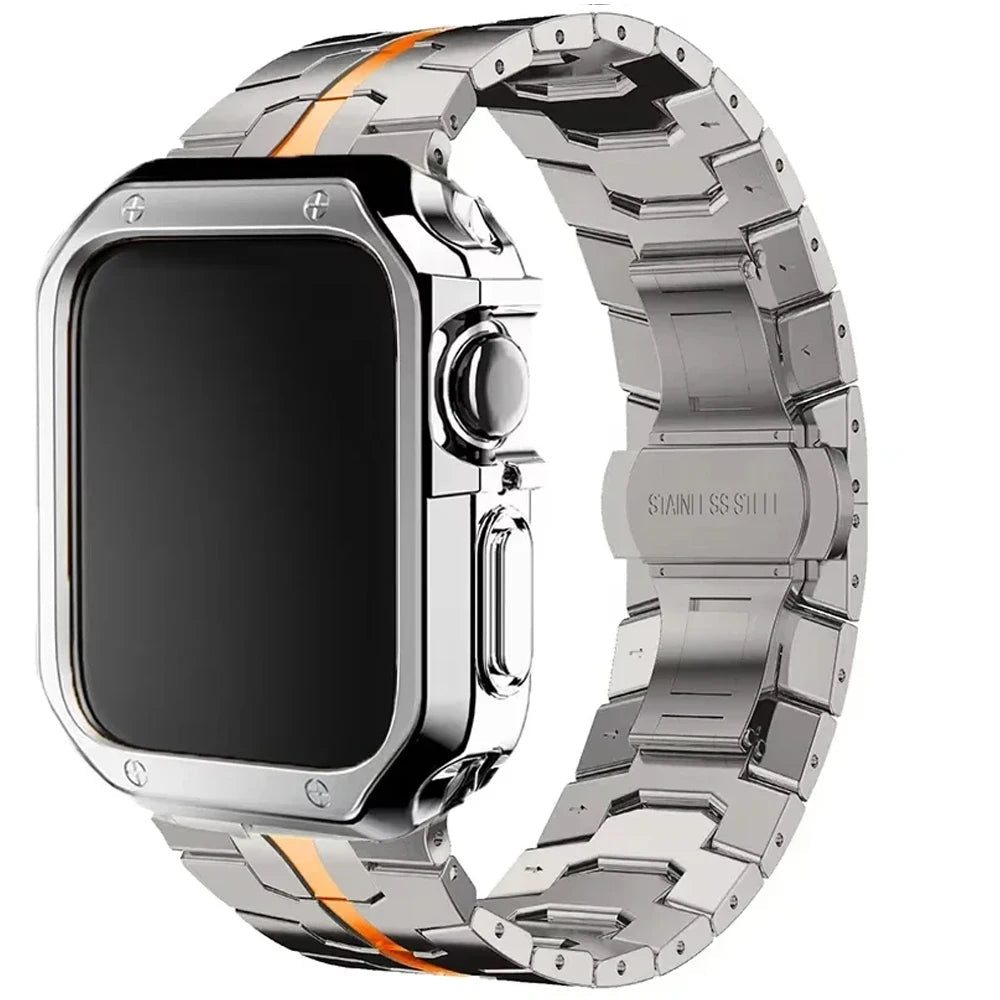 TitanEdge™ Ascend Series – Premium Titanium Band & Armor Case for Apple Watch (Ultra 3 / 2 / 1, Series 11 – 1)