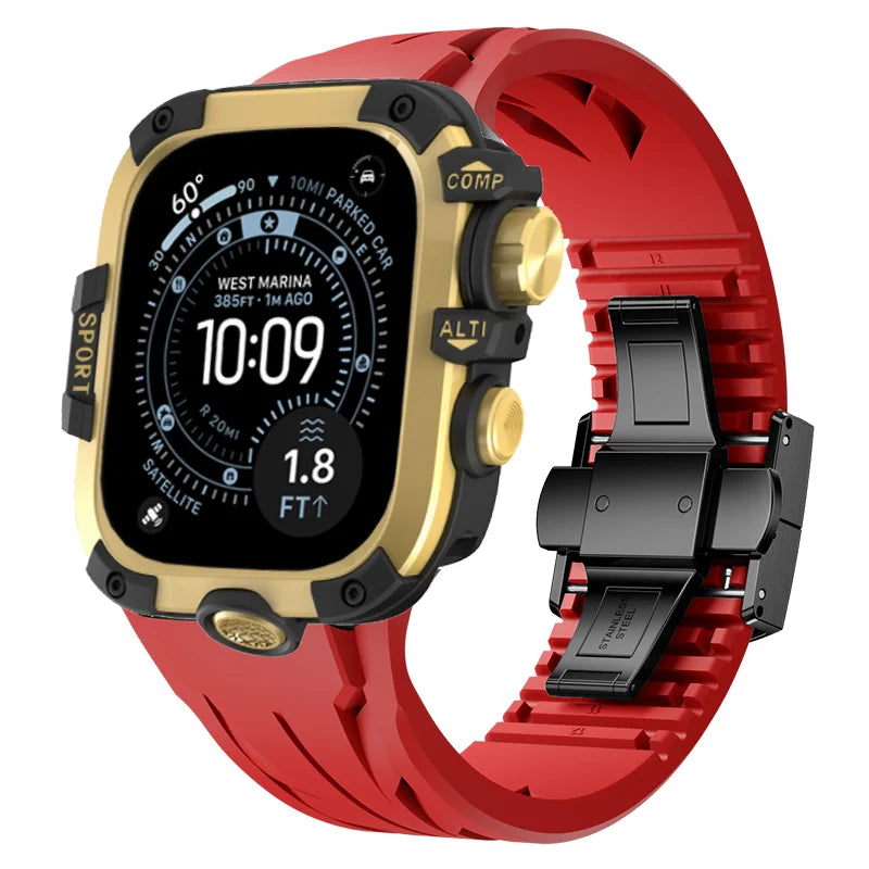 AeroGuard™ SteelSport Pro Case & Band System — Apple Watch Ultra 3/2/1, Series 11/10 (49mm / 46mm / 45mm / 44mm)