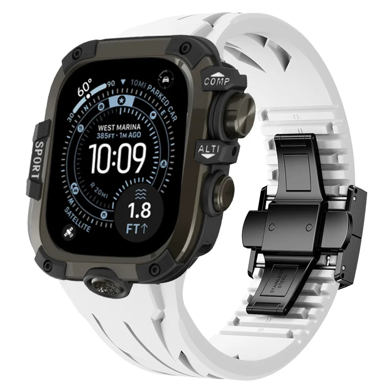 AeroGuard™ SteelSport Pro Case & Band System — Apple Watch Ultra 3/2/1, Series 11/10 (49mm / 46mm / 45mm / 44mm)