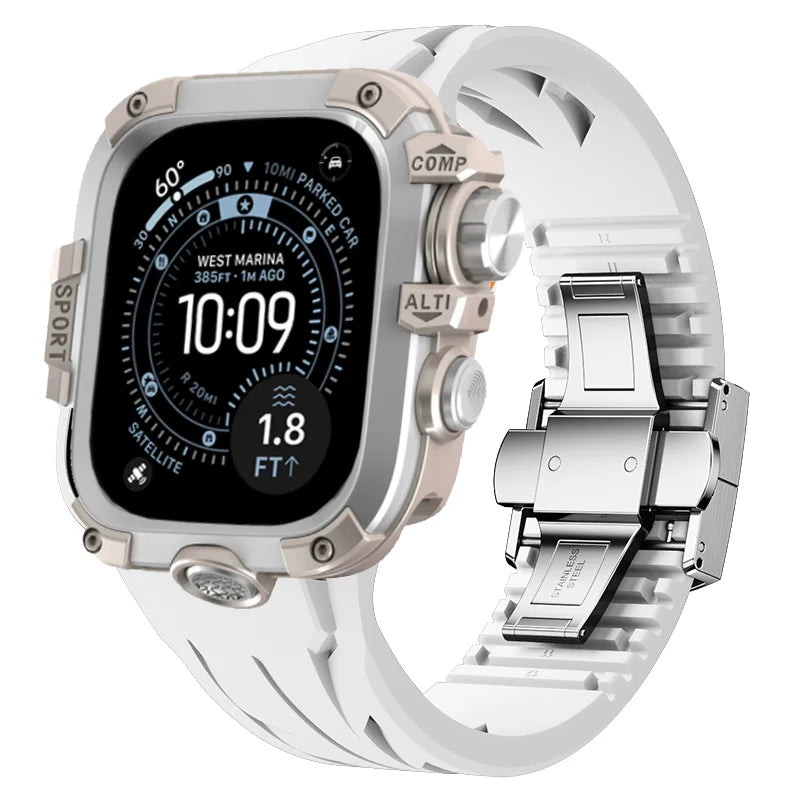AeroGuard™ SteelSport Pro Case & Band System — Apple Watch Ultra 3/2/1, Series 11/10 (49mm / 46mm / 45mm / 44mm)