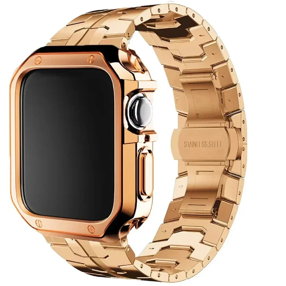 TitanEdge™ Ascend Series – Premium Titanium Band & Armor Case for Apple Watch (Ultra 3 / 2 / 1, Series 11 – 1)
