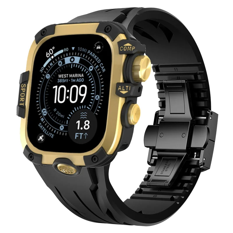 AeroGuard™ SteelSport Pro Case & Band System — Apple Watch Ultra 3/2/1, Series 11/10 (49mm / 46mm / 45mm / 44mm)