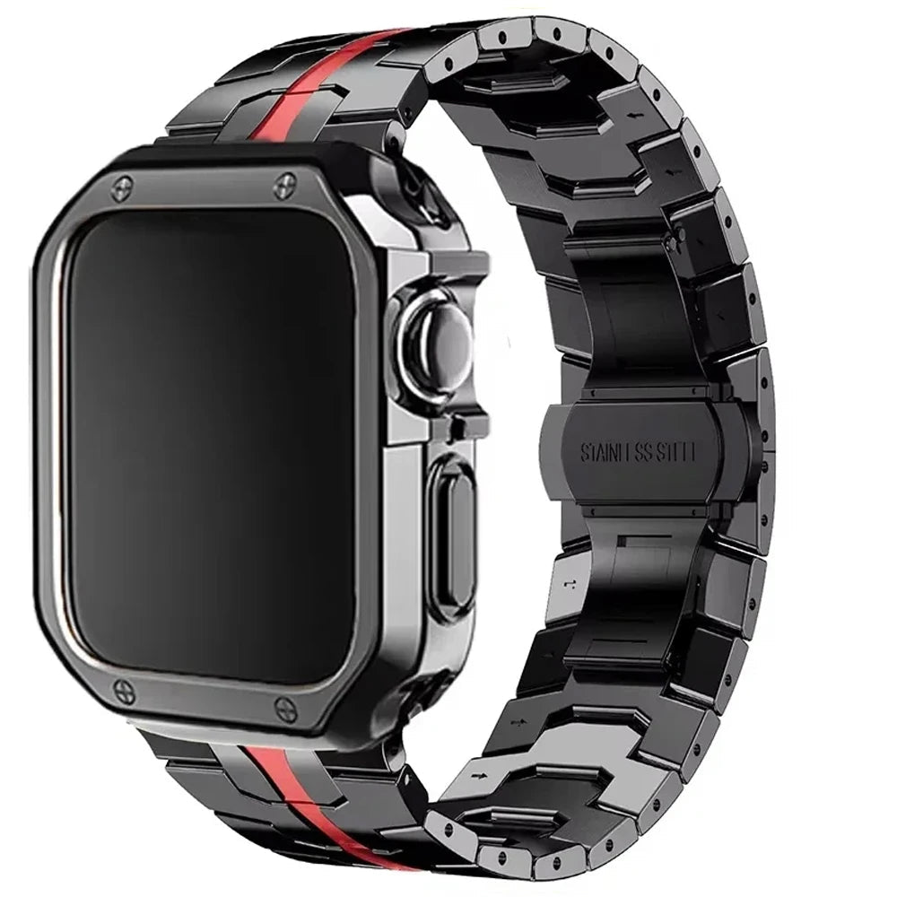 TitanEdge™ Ascend Series – Premium Titanium Band & Armor Case for Apple Watch (Ultra 3 / 2 / 1, Series 11 – 1)