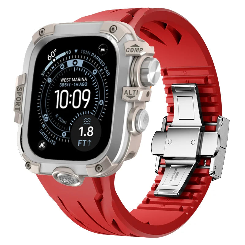 AeroGuard™ SteelSport Pro Case & Band System — Apple Watch Ultra 3/2/1, Series 11/10 (49mm / 46mm / 45mm / 44mm)