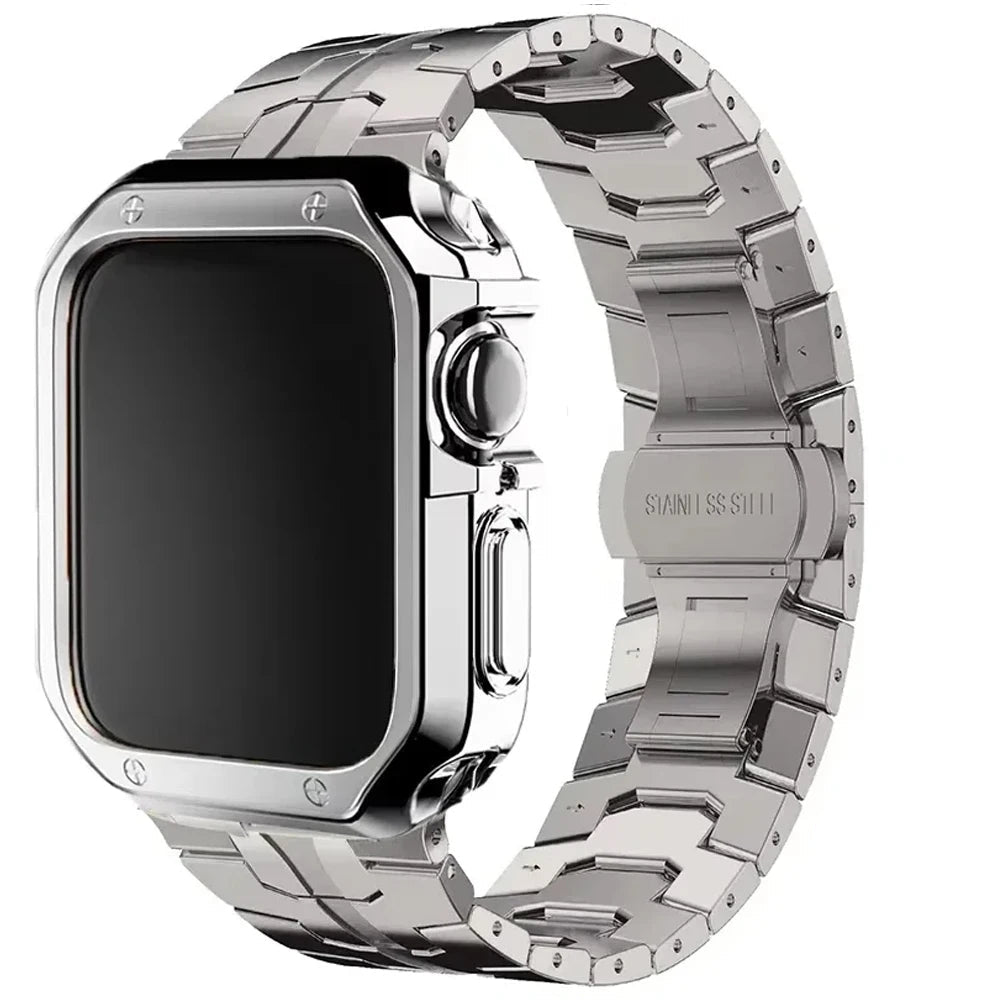TitanEdge™ Ascend Series – Premium Titanium Band & Armor Case for Apple Watch (Ultra 3 / 2 / 1, Series 11 – 1)