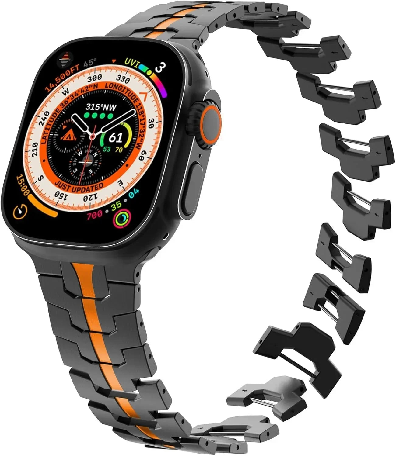 TitanEdge™ Ascend Series – Premium Titanium Band & Armor Case for Apple Watch (Ultra 3 / 2 / 1, Series 11 – 1)