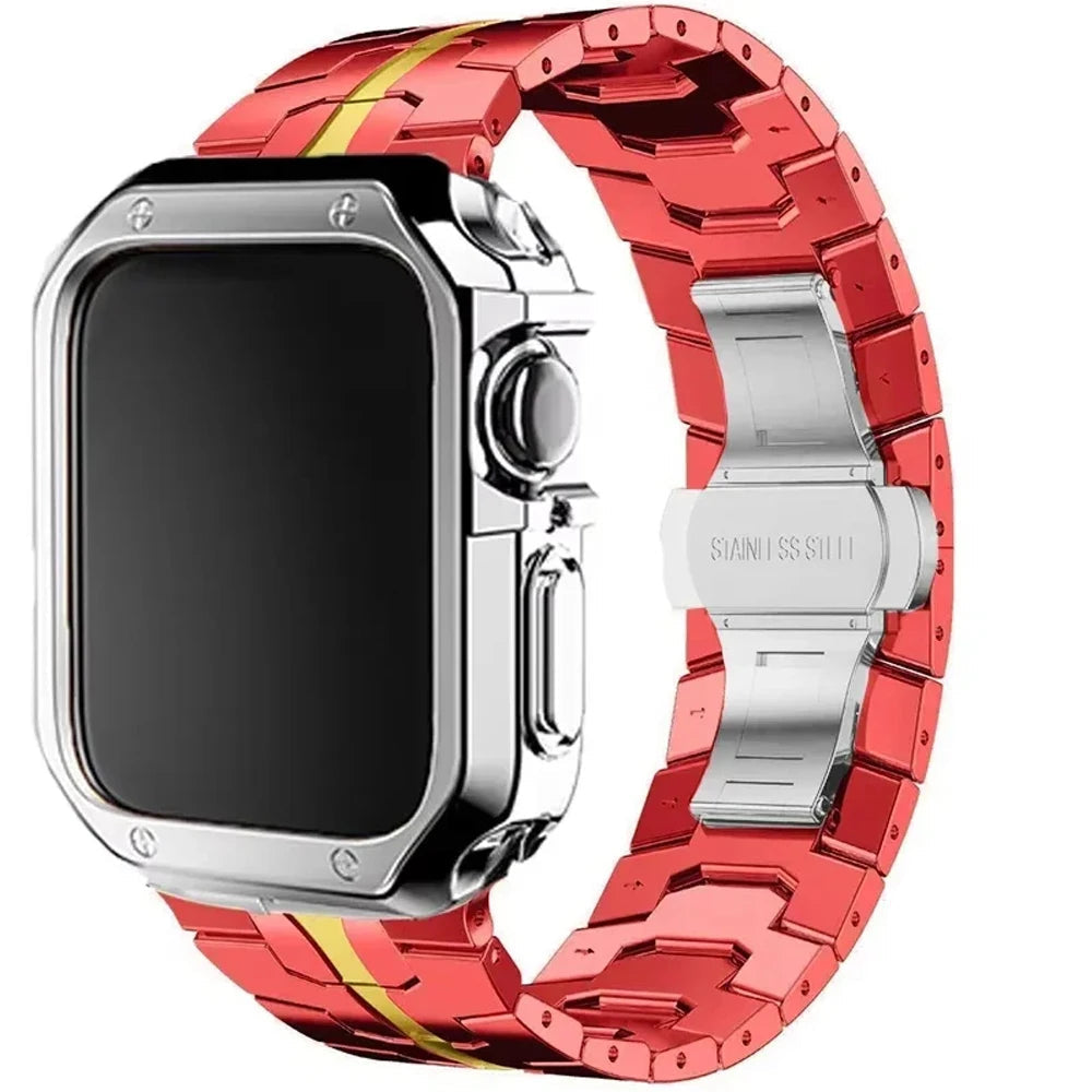 TitanEdge™ Ascend Series – Premium Titanium Band & Armor Case for Apple Watch (Ultra 3 / 2 / 1, Series 11 – 1)