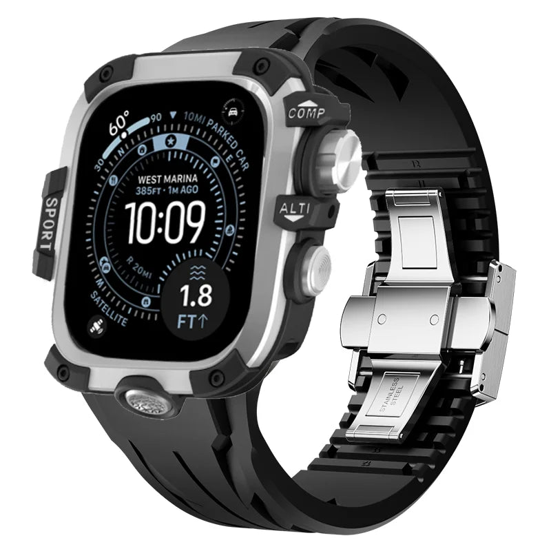 AeroGuard™ SteelSport Pro Case & Band System — Apple Watch Ultra 3/2/1, Series 11/10 (49mm / 46mm / 45mm / 44mm)