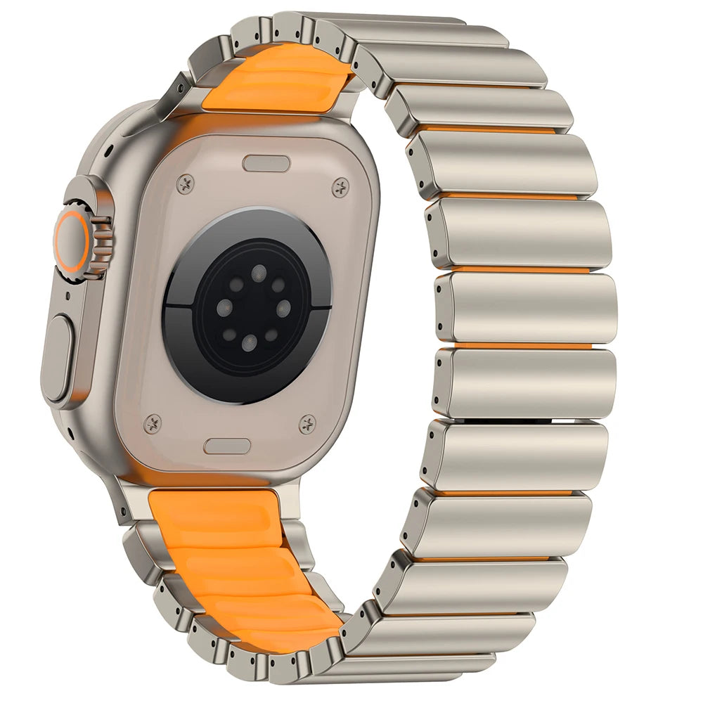 Avontic TitaniumTrail ProLink Band for Apple Watch Ultra 3 / Ultra 2 / Ultra 1 – Series 11–6 (45mm–49mm)