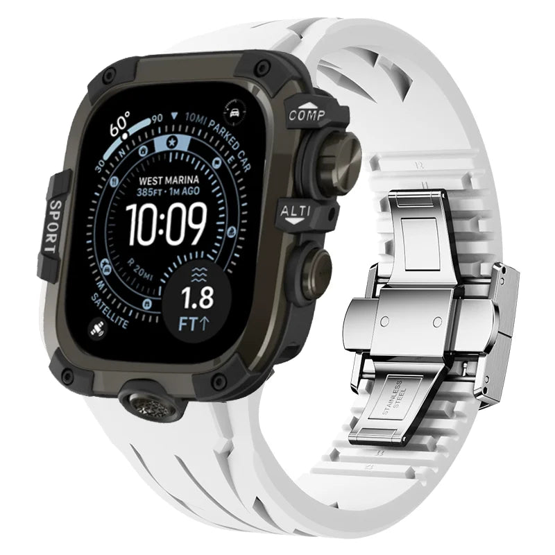 AeroGuard™ SteelSport Pro Case & Band System — Apple Watch Ultra 3/2/1, Series 11/10 (49mm / 46mm / 45mm / 44mm)