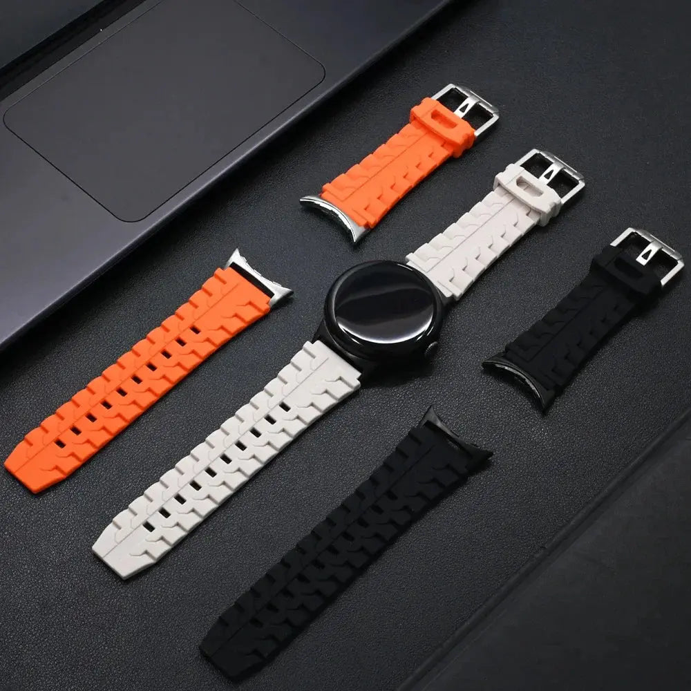 Soft Silicone Loop Strap for Google Pixel Watch 3 45mm Men Sports Band for Pixel 3 45mm Wristband Replaced Bracelet Accessories Pinnacle Luxuries