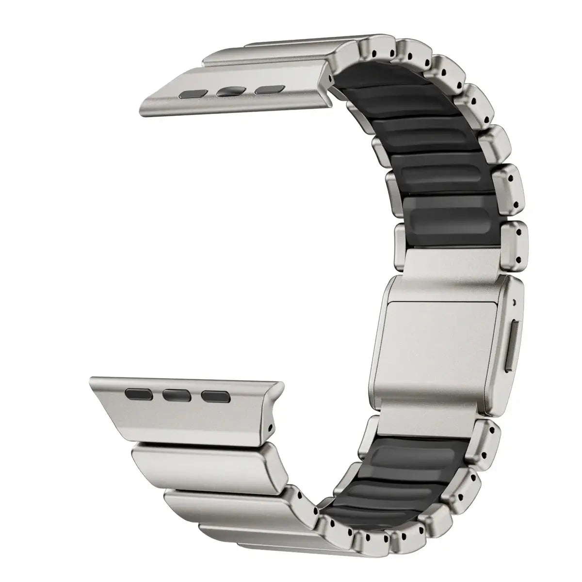 Titanium Rubber Band for Apple Watch Ultra 3/2 49mm Magnetic Wrist Strap for Iwatch 11 46mm 10 9 8 7 6 5 4 SE3 2 SE 44mm 45mm Avontic