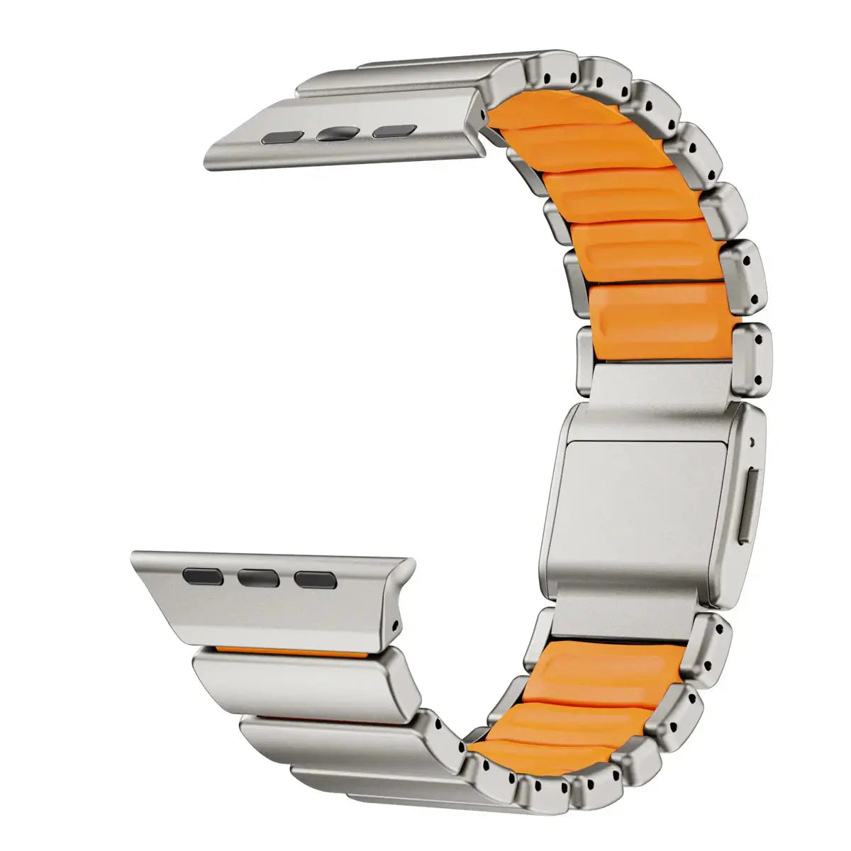 Titanium Rubber Band for Apple Watch Ultra 3/2 49mm Magnetic Wrist Strap for Iwatch 11 46mm 10 9 8 7 6 5 4 SE3 2 SE 44mm 45mm Avontic