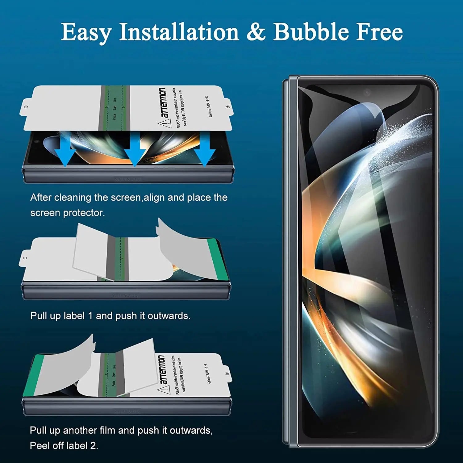 Pinnacle Premium Screen Camera Lens Protectors For Samsung Galaxy Z Fold Flip 3/4 - Pinnacle Luxuries