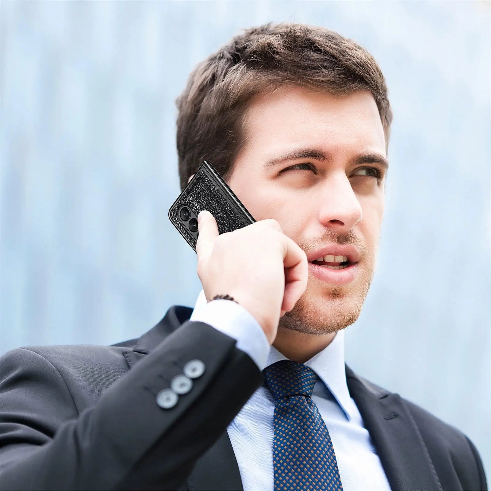 Pinnacle Genuine Leather Slim Fit Case For Samsung Galaxy Z Fold 4 - Pinnacle Luxuries