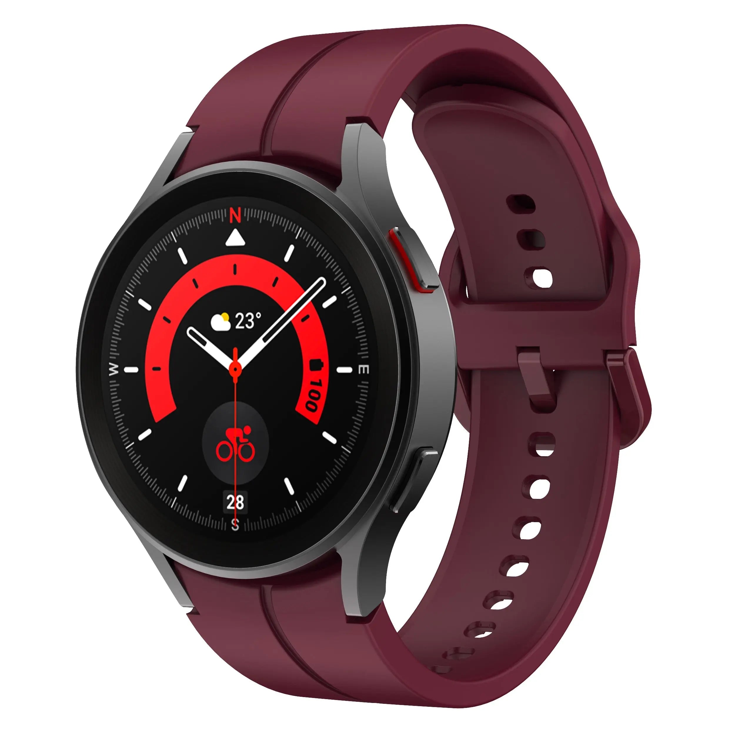 Pinnacle Color Rush Custom Silicone Band For Samsung Galaxy Watch 5 - Pinnacle Luxuries