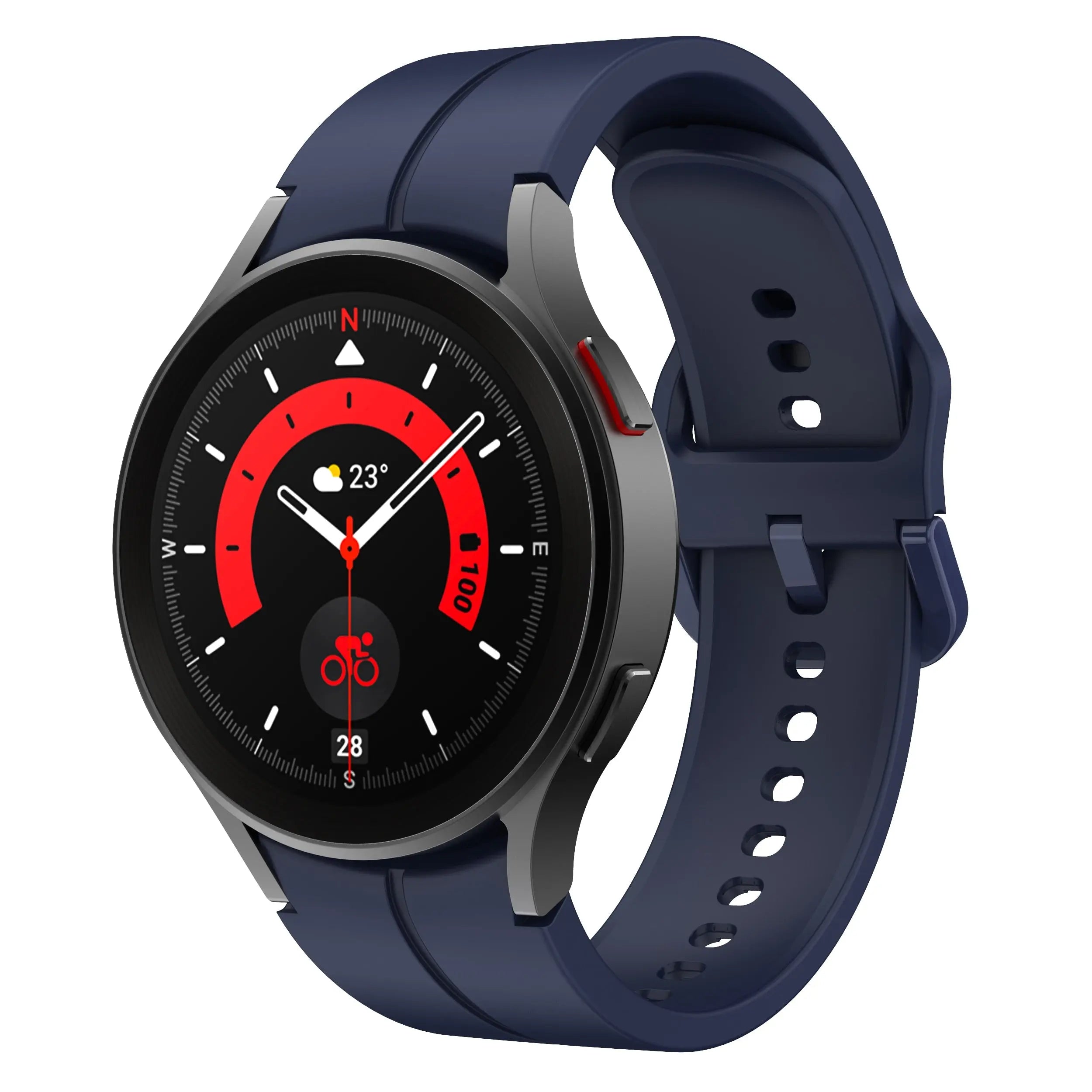 Pinnacle Color Rush Custom Silicone Band For Samsung Galaxy Watch 5 - Pinnacle Luxuries