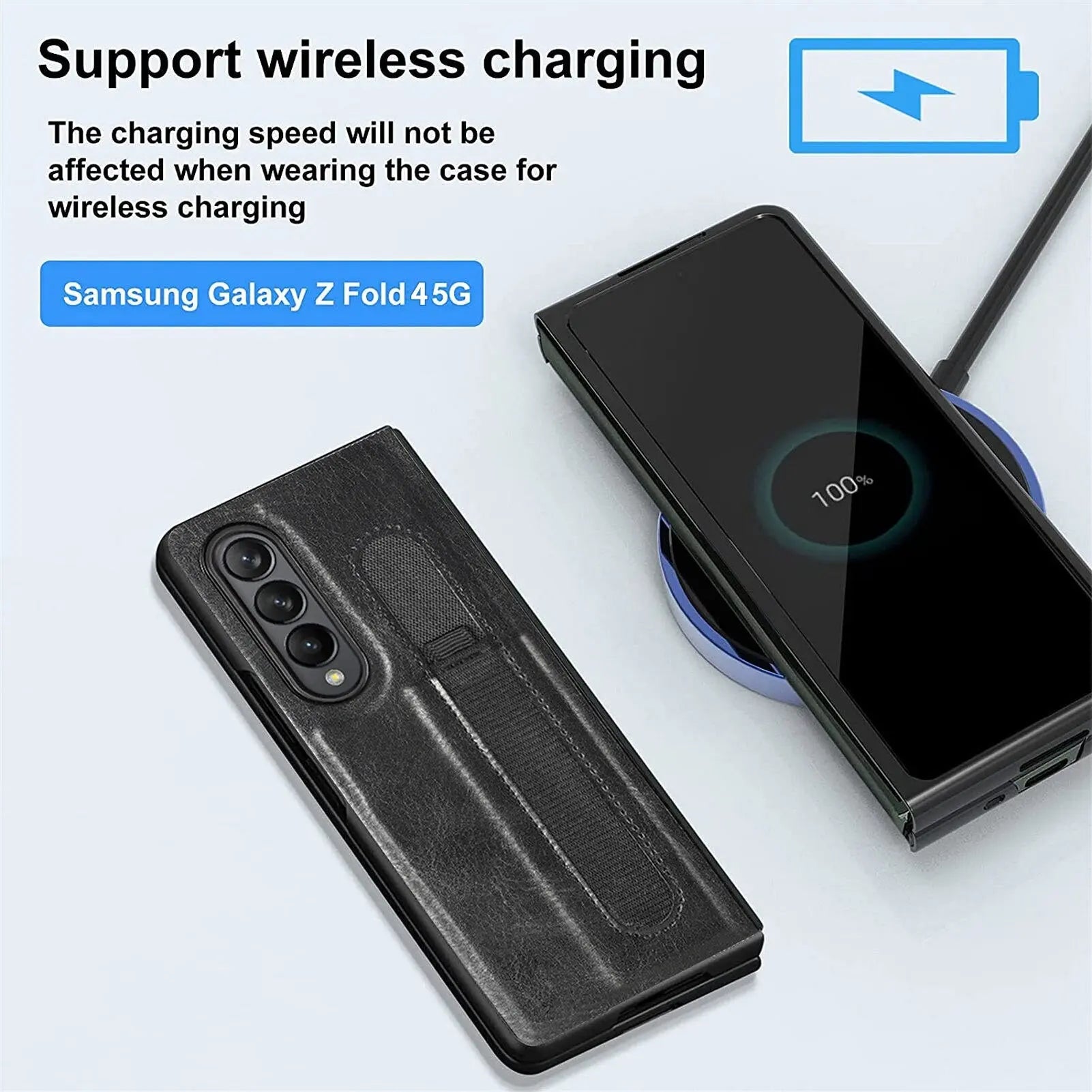 Classic Leather Business Executive Case For Samsung Galaxy Z Fold 4 - Pinnacle Luxuries