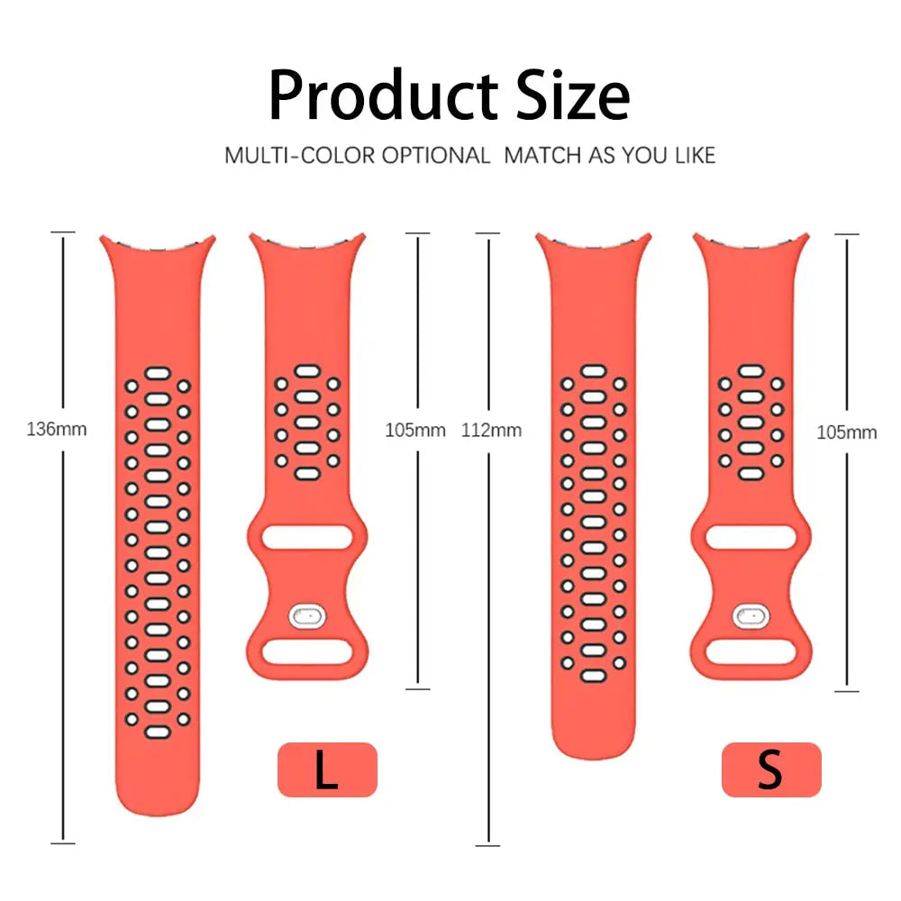 Silicone Waterproof Sport Band For Google Pixel Watch - Pinnacle Luxuries