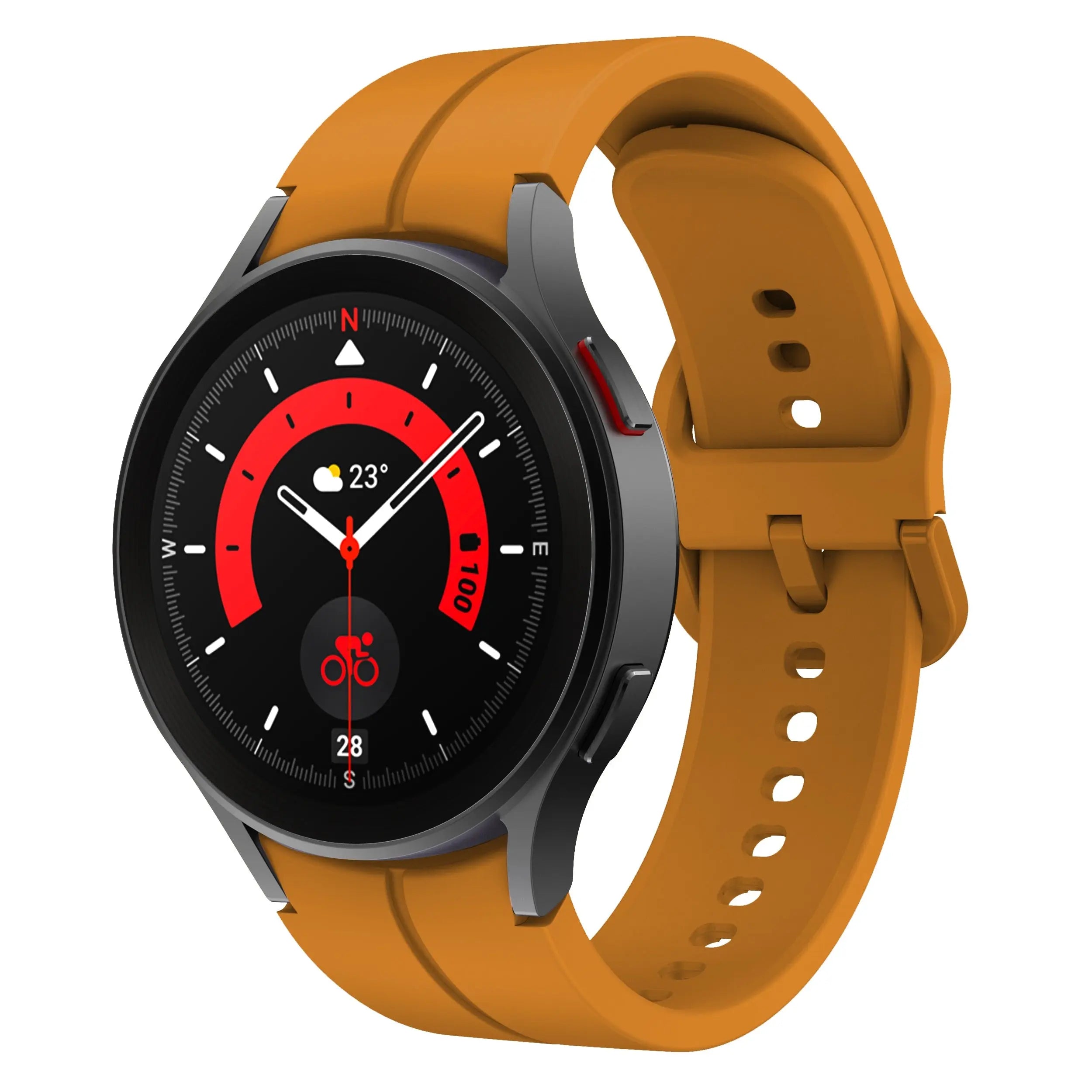 Pinnacle Color Rush Custom Silicone Band For Samsung Galaxy Watch 5 - Pinnacle Luxuries