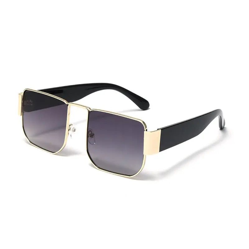 Vintage Square Frame Fly Boy Sunglasses - Pinnacle Luxuries