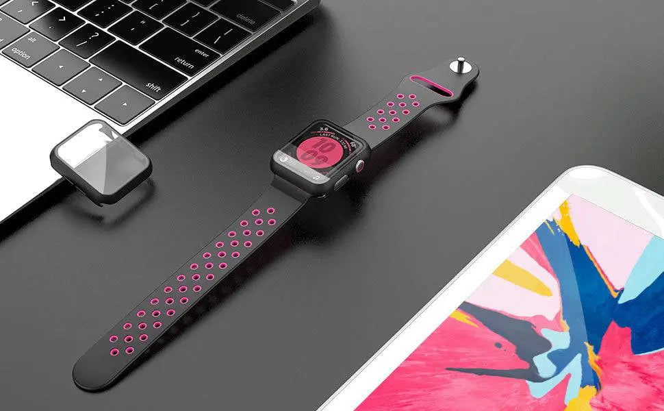 Custom Special Tempered Glass Watch Case For Apple Watch Series 1/2/3/4/5/6 - Pinnacle Luxuries