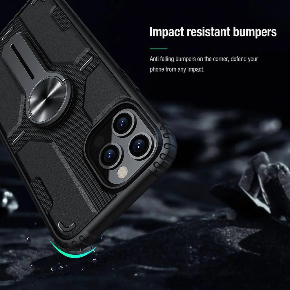 Premium Ring Case And Stand For iPhone 12 Pro Max Mini - Pinnacle Luxuries