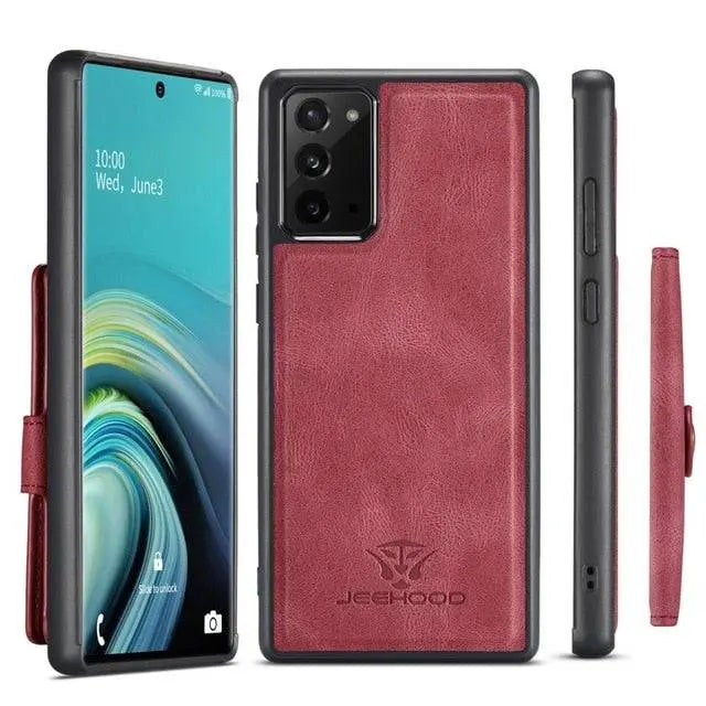 Premium Leather Wallet Card Case Samsung Galaxy Phone - Pinnacle Luxuries