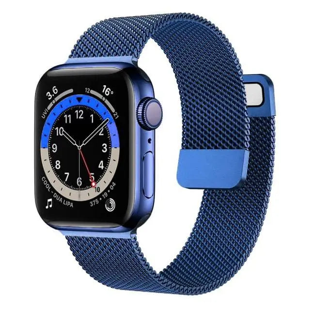 Premium Steel Mesh Loop Band For Apple Watch Series 7 - Pinnacle Luxuries