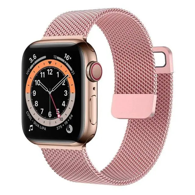 Premium Steel Mesh Loop Band For Apple Watch Series 7 - Pinnacle Luxuries