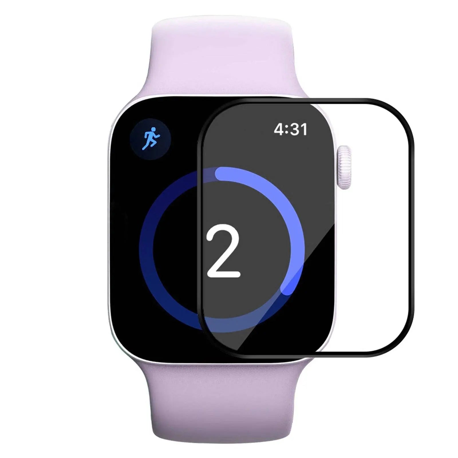 5D Curved Edge HD Tempered Glass For Apple Watch Series 7 - Pinnacle Luxuries