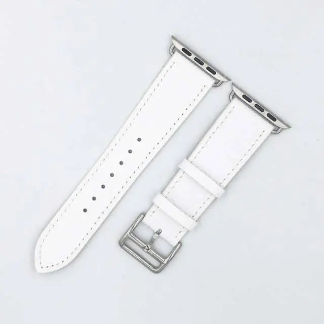 Vintage Genuine Leather Band For Apple Watch Series 7 41mm 45mm - Pinnacle Luxuries