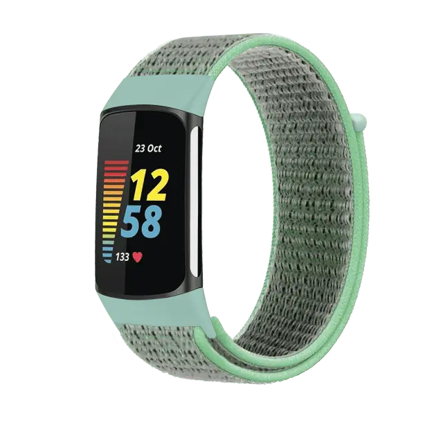 Nylon Sweat Resistant Sport Band For Fitbit Charge 5 - Pinnacle Luxuries